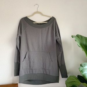 Fabletics XL Grey Sweatshirt